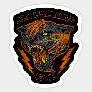 ALL HALLOWS EVE (PANTHER) Sticker